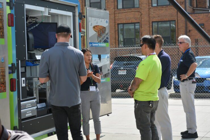 Te Greenheck mobile learning center